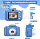 Upgrade Dinosaur Kids Camera, Christmas Birthday Gifts for Girls Boys 3-12, 1080P HD Selfie Digital Video Camera for Toddlers, Cute Portable Little Girls Boys Gifts Toys for 3 4 5 6 7 8 9 Years Old by TinyTreasures Baby Boutique