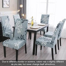 JQinHome Pattern Chair Covers for Dining Room Set of 4, High Stretch Removable Washable Parsons Chair Slipcover for Home Party Hotel Wedding Ceremony (Flower,4PCS) by CozyNest Decor