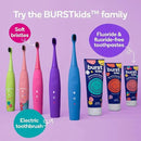BURST Marshmallow Sparkle Kids Toothpaste with Fluoride (4oz/2 Pack) | Great Tasting | Flavored for Children & Toddlers | Anticavity | Dye Free & Vegan | Safe for Kids Ages 2+ by CozyNest Decor