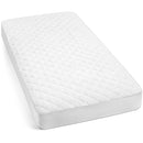 Organic Bamboo from Viscose Fitted Crib Mattress Protector Pad by Baby&Brooke – 100% Waterproof, Absorbent, Non-Toxic, Breathable Mattress Cover - (52"x 28"x 8") by TinyTreasures Baby Boutique