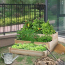 Yaheetech 3 Tier 47 x 47 x 22in Raised Garden Bed Horticulture Outdoor Elevated Flower Box Tiered Garden Bed Wooden Vegetables Growing Planter for Backyard/Patio/Gardener by GreenHaven Gardens