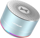 LENRUE Portable Bluetooth Speakers,Wireless Speaker with Clear Sound, Long Playtime, Small Mini Metal Speaker,Christmas Birthday Gifts for Men, Women,Kids(Sky-Blue) by TinyTreasures Baby Boutique
