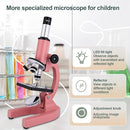 Microscope for Kids 40X-2000X with LED supplemental Light, Slides and specimens, Microscope for Kids 8-12 for School Labs and homeschooling. by TinyTreasures Baby Boutique