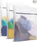 PrettyCare 3 Large (16x19inch) Mesh Laundry Bags for Delicates, Durable Honeycomb Wash Bags with Premium Zippers - Laundry Essentials Mesh Bags for Lingerie, Bras, Socks, Sweater, Travel & Organizing by TinyTreasures Baby Boutique