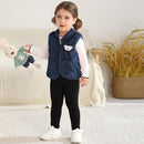 Baby Boys Girls Fleece Vest Zip Up Cute Bear Jackets Fuzzy Fall Winter Warm Clothes Newborn Outwear for Toddler Infant by TinyTreasures Baby Boutique