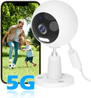 5G/2.4G Outdoor/Indoor Security Camera,1080P Baby/Elder/Dog/Pet Camera with Phone App, WiFi Baby Monitor, Motion Detection, Alarm Siren, Night Vision, IP66 Waterproof, Two-Way Talk, SD/Cloud by TinyTreasures Baby Boutique