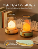 Cute Campfire Lamp, Portable LED Camping Lantern, Rechargeable, Dimming, Candle Lights & Night Light 2 Mode, Table Bedside Lamps, Nightlight for Kids Room, Halloween Decor by TinyTreasures Baby Boutique