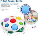 LiKee Fidget Popper Sensory Baby Toys for 10+ Months, Push and Popping Busy Board, Montessori Toys for 1+ Years Old, Airplane Car Travel Toy for Toddlers 1-3 Stress Relief (Turtle) by TinyTreasures Baby Boutique