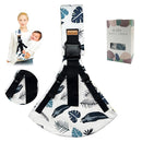 Baby Sling Carrier,Toddler Carrier,Upgraded 2025 Baby Sling with 4 Adjustable Straps(10-30lbs),Lightweight,Portable and One Size Fits All(Leaf) by TinyTreasures Baby Boutique