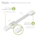 Baby Proofing Child Safety Locks (16 Pack) by Skyla Homes - The Safest, Quickest and Easiest 3M Adhesive Cabinet Latches, No Screws & Magnets, Multi-Purpose for Furniture, Kitchen, Ovens, Toilet Seats by TinyTreasures Baby Boutique