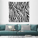 HZOHNAGO Zebra Print Tapestry Nature Wild Animals Black and White Stripe Printed Wall Tapestry Painting Wall Hanging for Bedroom Living Room Dorm 60" W x 60" H by CozyNest Decor