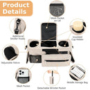 Accmor Universal Stroller Organizer with Insulated Cup Holder Detachable Phone Bag and Shoulder Strap,Stroller Bag Caddy Organizer Fits for Uppababy, Baby Jogger, Britax Strollers by TinyTreasures Baby Boutique