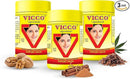 Vicco Vajradanti Herbal Tooth Powder, Classic Ayurvedic Blend with 18 Herbs & Barks, 3.53 oz (Pack of 3) by CozyNest Decor