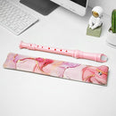 Recorder Instrument for Beginner Kids Adults,8-Hole Soprano Descant Recorder Music Flute with with Cleaning Rod & Leather Case For School Student Home Entertainment(2-Pink Splash-ink) by TinyTreasures Baby Boutique