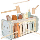 Joyreal Wooden Montessori Toys for 1 Year Old - Hammering Pounding Toy with Xylophone & Fishing Game - Educational Toddler Activities for 1 2 3 Year Old Christmas Birthday Gifts by TinyTreasures Baby Boutique