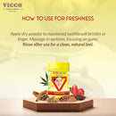 Vicco Vajradanti Herbal Tooth Powder, Classic Ayurvedic Blend with 18 Herbs & Barks, 3.53 oz (Pack of 3) by CozyNest Decor