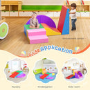 Lischwert Foam Climbing Blocks for Toddlers, Baby Climbing Blocks Soft Play Climbing for Toddlers with Foldable Block and Tunnel Indoor Climbing Toys for Toddler 1-3, 6 Pieces by TinyTreasures Baby Boutique