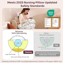 Momcozy Pioneering Safety Fence Nursing Pillow for Breastfeeding- Wider Feeding Pillows for More Support for Mom & Baby- Easier Nursing & Hand Free- Fit for All, Removable Cotton Cover by TinyTreasures Baby Boutique