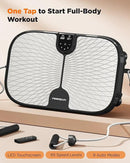 FEIERDUN Vibration Plate Exercise Machine, 400 LBS Capacity Vibration Plate for Lymphatic Drainage, Max Space for Whole-Body Workout & Relaxation at Home by CozyNest Decor