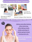 Anti Cellulite Massager Roller w/Detachable Roller Handles for Whole Body, Leg, Lumbar, Shoulder, Back, Arm Massage Stretch Roller Swelling Release Stress Relief Yoga Goods Dieting Equipment by CozyNest Decor