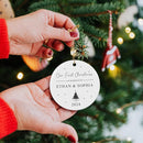 First Christmas Married Ornament 2025, Personalized Christmas Ornaments, Cuztomized Wedding Gifts, Just Married Gifts for Newlywed, Bridal Shower, Couples by TinyTreasures Baby Boutique