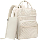 Diaper Bag Backpack for Women with Changing Pad, Baby Bag with Insulated Pockets Multifunctional Diaper Bags For Baby Girl Boy Waterproof Baby Bags For Boys Girls Maternity Bag Beige by TinyTreasures Baby Boutique
