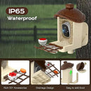 Bird Feeder with Camera, 2K HD Live Video, Smart Bird Cam Solar Powered with AI Birds Species Identification, Auto Capture Video, Instant Arrival Alerts, Best Gifts for Mom Dad by CozyNest Decor