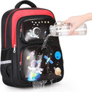 Cartoon Backpack for Boys, 17 Inch Kids Space Backpack for Children Teens Waterproof School Travel Backpacks by TinyTreasures Baby Boutique