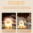 Soft Silicone Cute Duck Night Light, 2-Level Brightness 6 Colors Changeable, with Timing Function Rechargeable Night Light for Nursery Kids Bedroom, Toddler Gift by TinyTreasures Baby Boutique