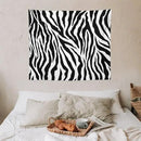 HZOHNAGO Zebra Print Tapestry Nature Wild Animals Black and White Stripe Printed Wall Tapestry Painting Wall Hanging for Bedroom Living Room Dorm 60" W x 50" H by CozyNest Decor
