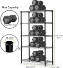 1250 lbs Storage Shelving Utility Shelving Unit 5-Tier Utility Shelving Unit Steel Organizer Wire Rack for Home,Kitchen,Office (13.7" D x 23.6" W x 62.4" H) by CozyNest Decor