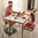 Toddler Booster Seat for Dining Table, Portable Booster Seat for Kitchen Chair, 4 Inch High-Density Foam Cushion with Adjustable Safety Straps and Non-Slip Bottom, Perfect for Kids Travel and Daily by TinyTreasures Baby Boutique