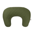 Boppy Nursing Pillow with Luxe Fabric Cover, Quilted Moss, Larger, More Supportive Pillow for Breastfeeding and Bottle Feeding; Firmer and Higher Than Original, w/Premium Cover; JPMA Certified by TinyTreasures Baby Boutique