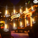 FOOMAN LED Outdoor String Lights, 150FT Outside Waterproof Patio Lights with 72+3 Shatterproof ST38 Edison Bulbs, 2700K Warm White Hanging Light, Dimmable Light for Back Yard Porch Party Gezebo by GreenHaven Gardens