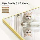 40x60inch Gold Bathroom Mirror, Gold Rectangle Mirror with Frame, Large Rectangular Wall Mirrors for Bathroom, Living Room, Hair Salon, Big Farmhouse Mirror Hang Horizontal/Vertical by CozyNest Decor