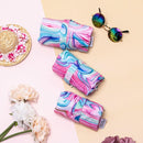 ALVABABY 3pcs Baby Cloth Diaper Wet/Dry Bags|Waterproof Reusable with Two Pockets|Travel, Beach, Pool, Daycare, Soiled Baby Items,Yoga，Gym Bag for Swimsuits or Wet Clothes Pink impression 3L-BS04 by TinyTreasures Baby Boutique
