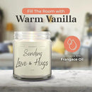 1OAK Vanilla Soy Candles - Big Hug Candle - Grief Gifts - Thinking of You Gifts for Women - Sympathy Gift - Condolence Gift - Sympathy Candle - Cheer Up by CozyNest Decor