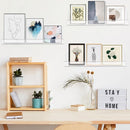 4 Pack Clear Acrylic Floating Shelves for Wall, 15'' Plastic Wall Mounted Display Shelf Kids Bookshelf and Spice Organizer for Bedroom, Living Room, Kitchen, Bathroom, Office by CozyNest Decor