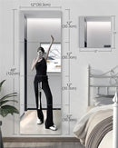 Shatterproof Wall Mirror Full Length for Bedroom, Acrylic Gym Mirrors For Home, Extra Thick: 0.12 inch, 12 x 12 inch x 4 Pcs, Workout Mirrors Safe for Kids, Over The Door, Long Wall Mounted by CozyNest Decor