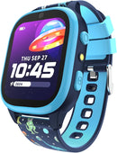 PlayZoom 4 Kids Smartwatch, Educational Tech Toy – 25+ Games, Selfie Camera, Audiobooks, Step Tracker, Water‑Resistant, Parental Controls, Long Battery, Ages 4‑12, Navy Dinosaurs by TinyTreasures Baby Boutique