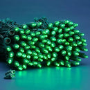 200 Count Green Wide Angle LED Christmas Lights, 66 ft Green Wire UL Certified Commercial Grade 5mm Holiday String Light Set (Green) by CozyNest Decor