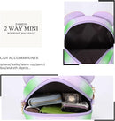 KL928 Girls Bowknot Polka Dot Cute Mini Backpack Small Daypacks Convertible Shoulder Bag Purse for Women by TinyTreasures Baby Boutique