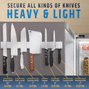 Premium Magnetic Knife Holder for Refrigerator that Doesn't Slide – 17 Inch Professional Double Sided Knife Strip for Fridge - Knife Rack/Knife Bar With Powerful Magnetic Pull Force (Upgraded Version) by CozyNest Decor
