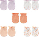5 Pairs Baby Not Scratch Mittens 0-6 Months New Born Boy Girl Gloves Cute Infant Accessories by TinyTreasures Baby Boutique