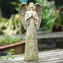 Topadorn Resin Statue Praying Angel Resin Figurines,Collectible Sculptures for Decorative,14" H by CozyNest Decor