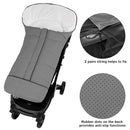 Yoofoss Stroller Cover for Winter, Toddler Stroller Footmuff Universal for Most Stroller, Water Resistant Warm Coral Baby Stroller Bunting Sleeping Bag Light Grey by TinyTreasures Baby Boutique