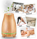 Diffuserlove Essential Oil Diffuser 200ML Aroma Diffuser Mist Humidifiers with 7 Color LED Lights, Auto Shut-Off Function for Bedroom Office Room House by CozyNest Decor
