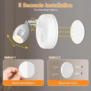 4 Pack Wireless Spot Lights Indoor, Battery Operated Uplighting, Mini Spotlight with Remote 3CCT Tree Lights Indoor, Accent Wall Lights for Display Plant Picture Dartboard by CozyNest Decor