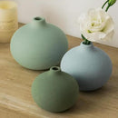 Ceramic Vase Set of 3, Mini Flower Vase for Home Decor, Modern Vase, Small Flower Vases for Dining Table Centerpieces,Living Room,Shelf,Mantel and Entryway Display by CozyNest Decor