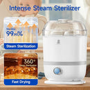 Snow Bear Baby Bottle Sterilizer and Dryer, 6-in-1 Electric Steam Bottle Sterilizer for Baby Bottle & Pacifiers, Breast Pump Parts, Large Capacity 13 Bottles, Fast Drying, Easy to Clean by TinyTreasures Baby Boutique